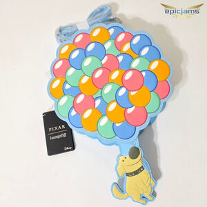 Loungefly Disney Pixar Up Dug Dog Balloons Crossbody Blue Bag New